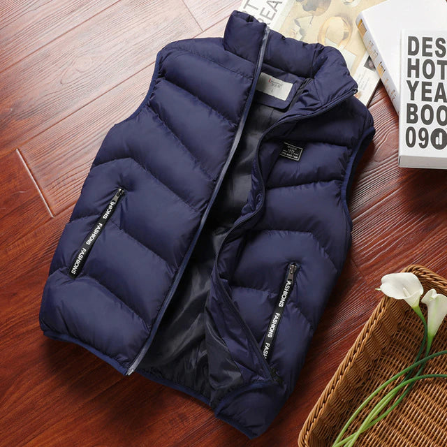 Sleeveless Vest Thermal Casual Coat