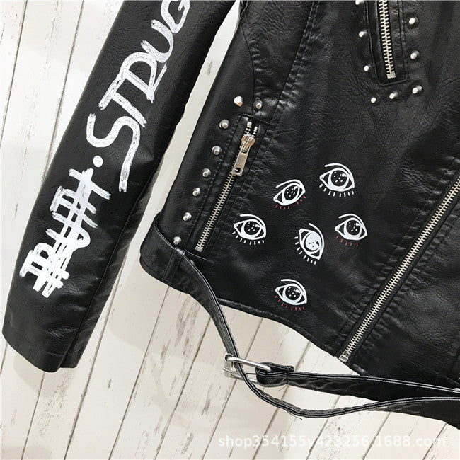 Female Motorcycle Streetwear Jacket