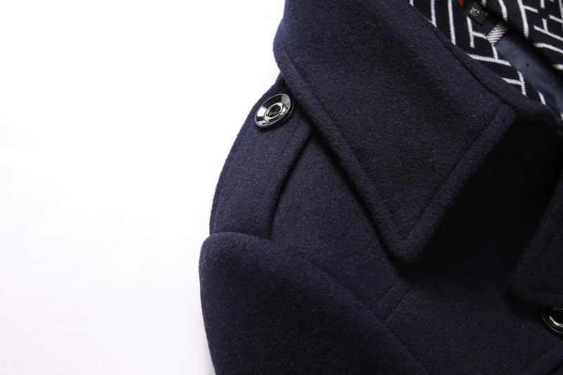 Winter Wool Men Thick Coat