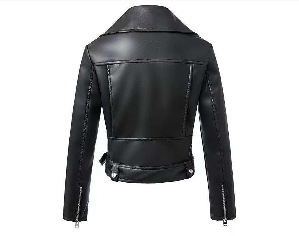 Women Biker Outerwear Jacket