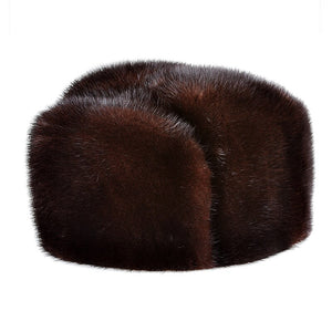 Man Real Fur Bomber Hat