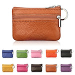 PU Leather Mini Functional Pouch Zipper