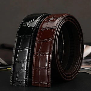 No Buckle Cow Leather Belt