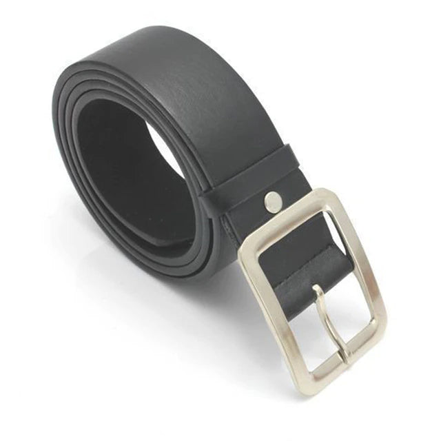 Casual Faux Leather Buckle Belt