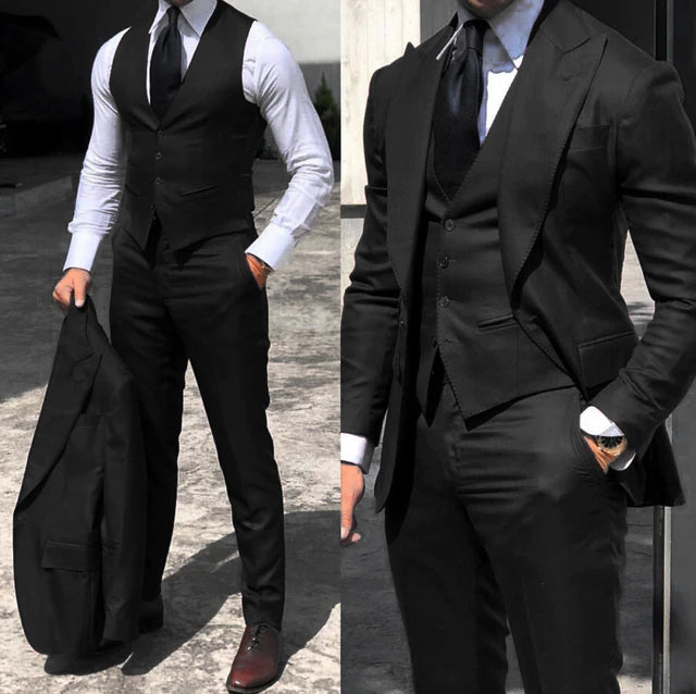 Classy Slim Fit 3 Piece Suit For Men