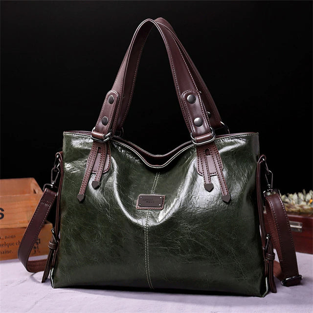 Vintage Soft Leather Shoulder Bag