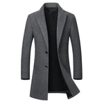 Casual Slim Fit Turn Down Collar Coat