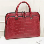 Women Leather Briefcase For Laptop