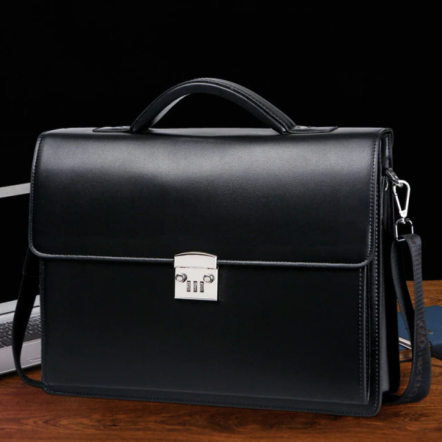 Password Lock Briefcase Laptop Bag