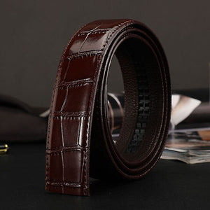 No Buckle Cow Leather Belt