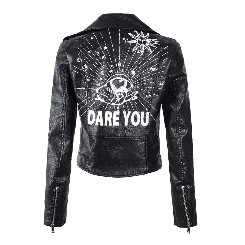 Female Motorcycle Streetwear Jacket