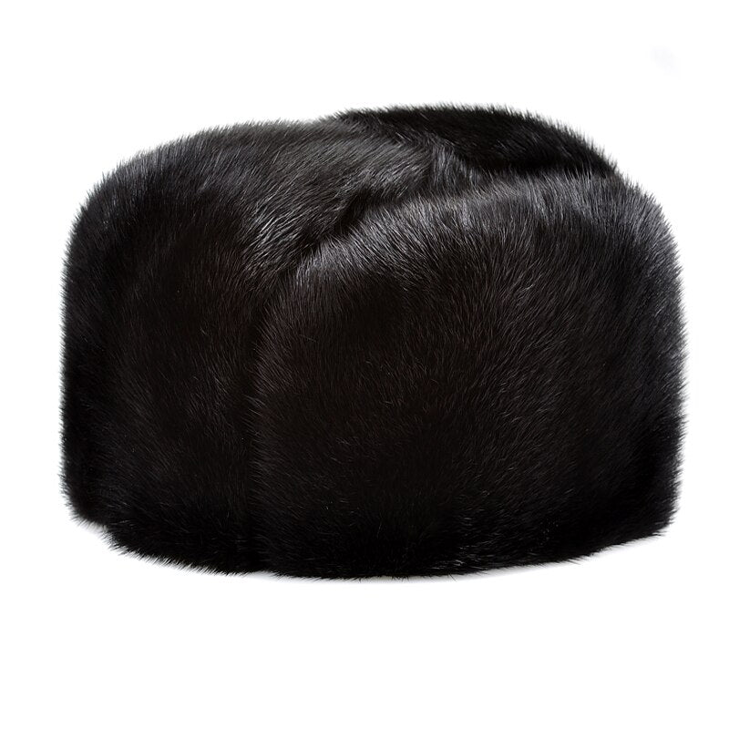 Man Real Fur Bomber Hat