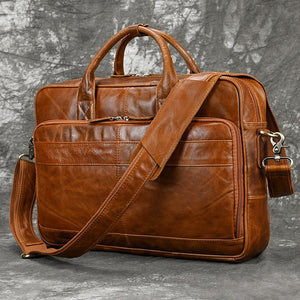 Retro Laptop Briefcase Bag