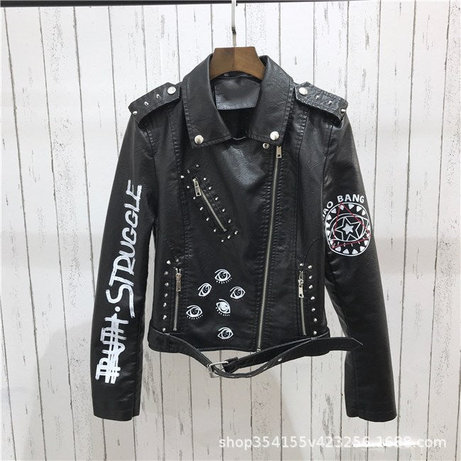 Female Motorcycle Streetwear Jacket