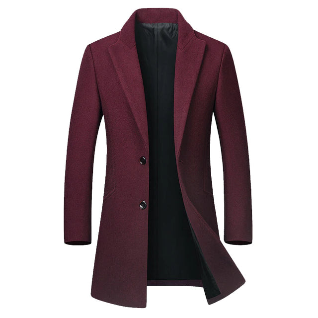 Casual Slim Fit Turn Down Collar Coat