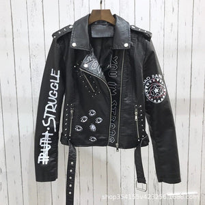 Female Motorcycle Streetwear Jacket