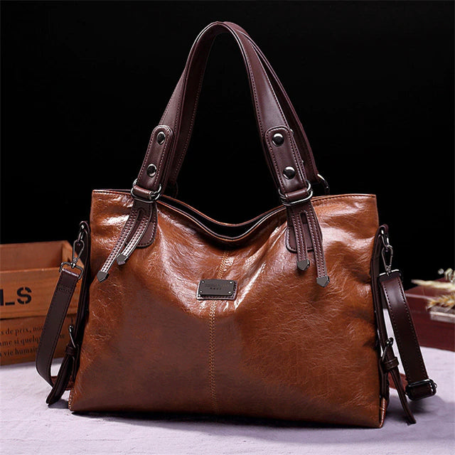 Vintage Soft Leather Shoulder Bag