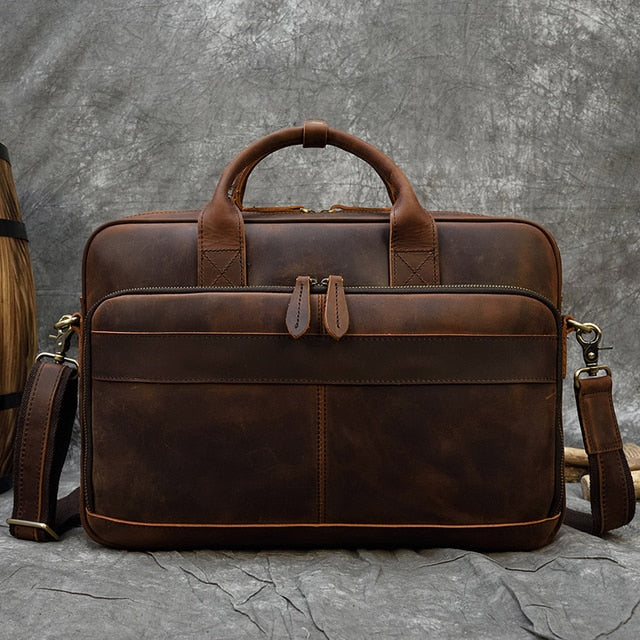 Retro Laptop Briefcase Bag