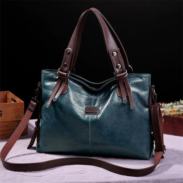 Vintage Soft Leather Shoulder Bag