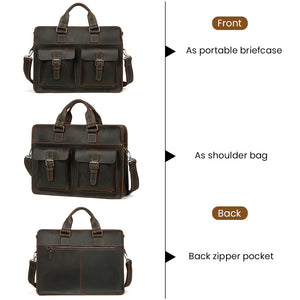 Genuine Leather Briefcase Bag