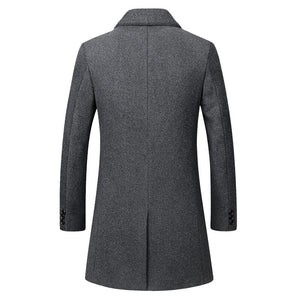 Casual Slim Fit Turn Down Collar Coat