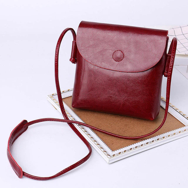 Genuine Leather Women Messenger Purse