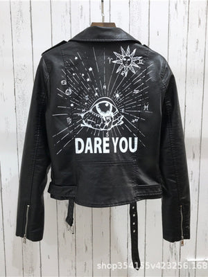 Female Motorcycle Streetwear Jacket