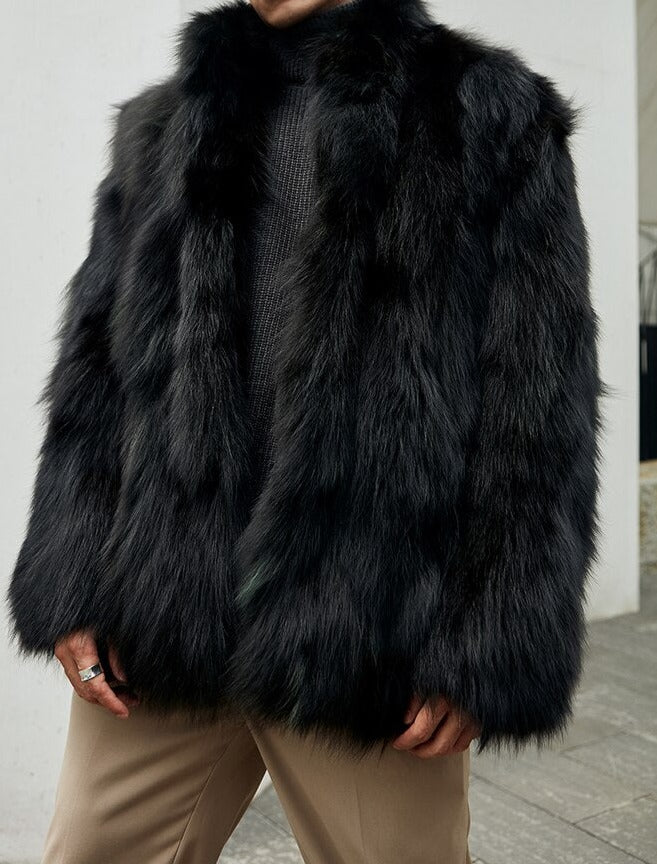 New Real Fur Coat For Men