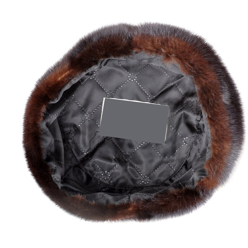 Man Real Fur Bomber Hat