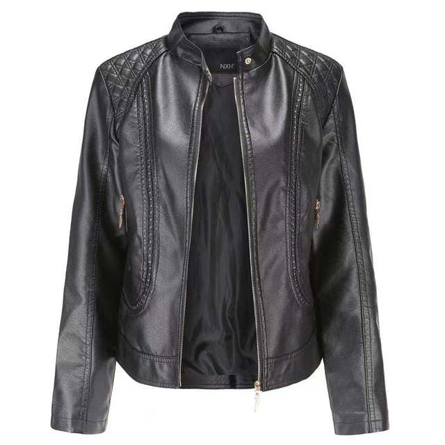 Women Biker Outerwear Jacket