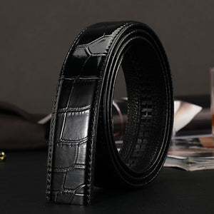 No Buckle Cow Leather Belt