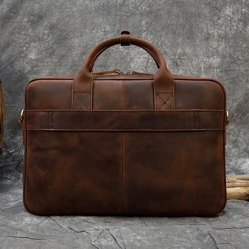 Retro Laptop Briefcase Bag