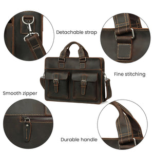 Genuine Leather Briefcase Bag