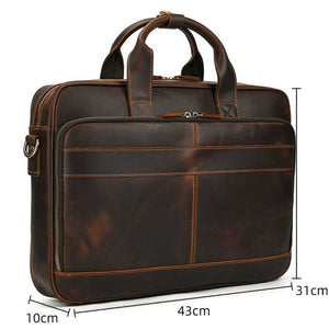 Retro Laptop Briefcase Bag