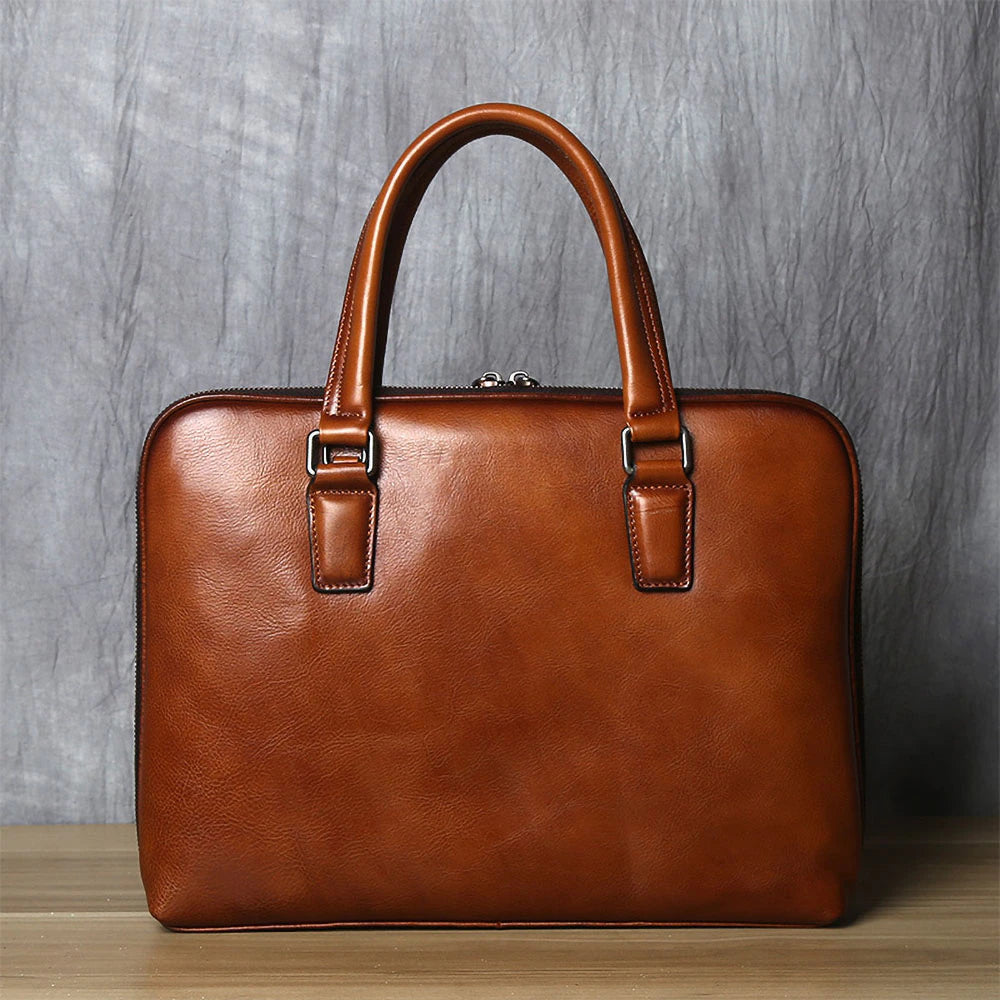 Vintage Genuine Leather Shoulder Bag