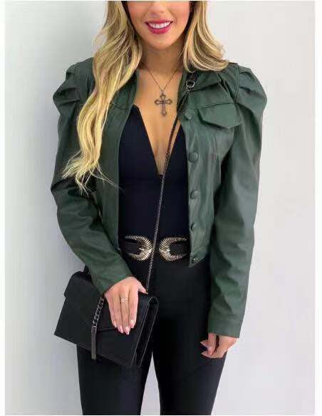 Women Biker Outerwear Jacket