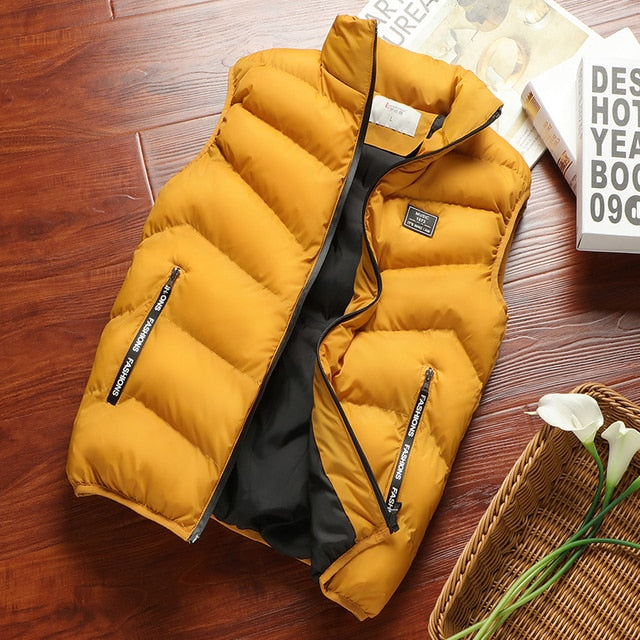 Sleeveless Vest Thermal Casual Coat