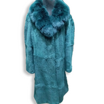 Blue Fur Coat