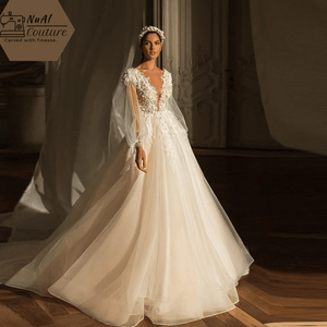 Charming Puff Sleeve Wedding Dress