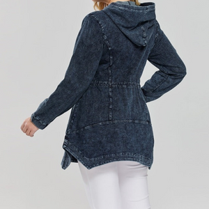 Casual High Stretch Cotton Knitted Plus Size Jacket