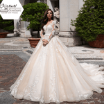 Ball Gown Long Sleeve Wedding Dress