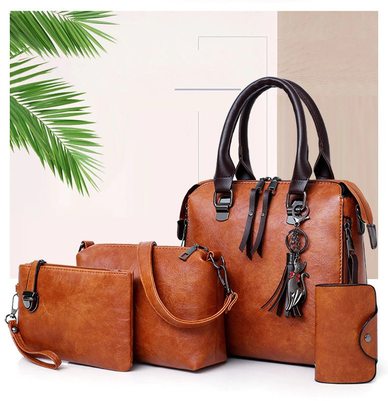 Stylish Double strap ladies handbag