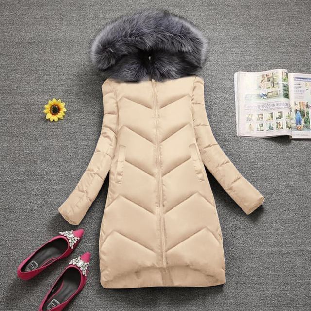 Fur Fashion Winter Hooded Coat