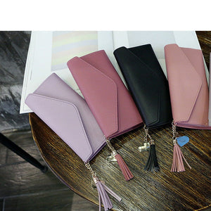 Women Long Tassel Wallet