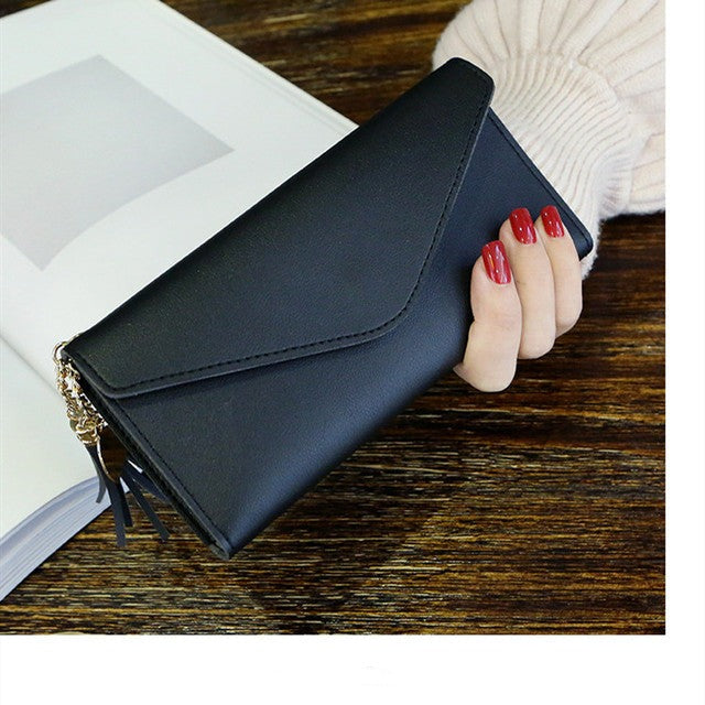 Women Long Tassel Wallet