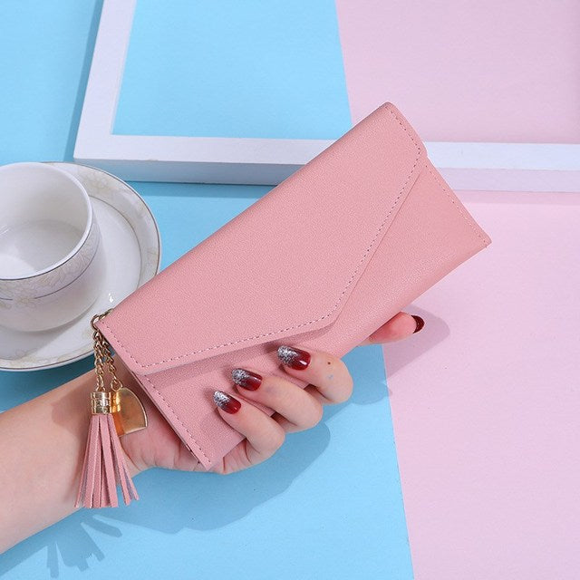 Women Long Tassel Wallet