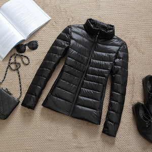 Ultra-light Thin Slim Short Hooded Jacket