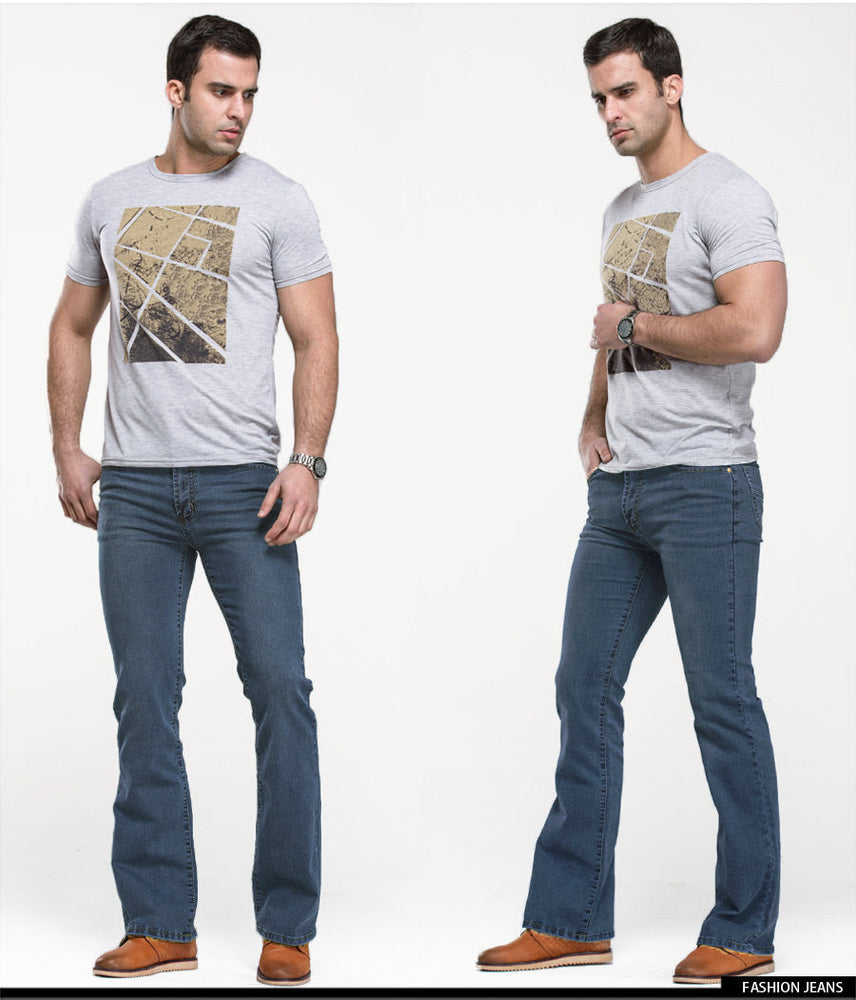 Classic Male Stretch Denim Pants