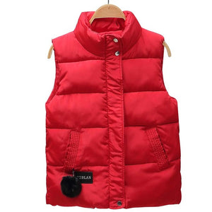 Women Sleeveless Vest Jacket