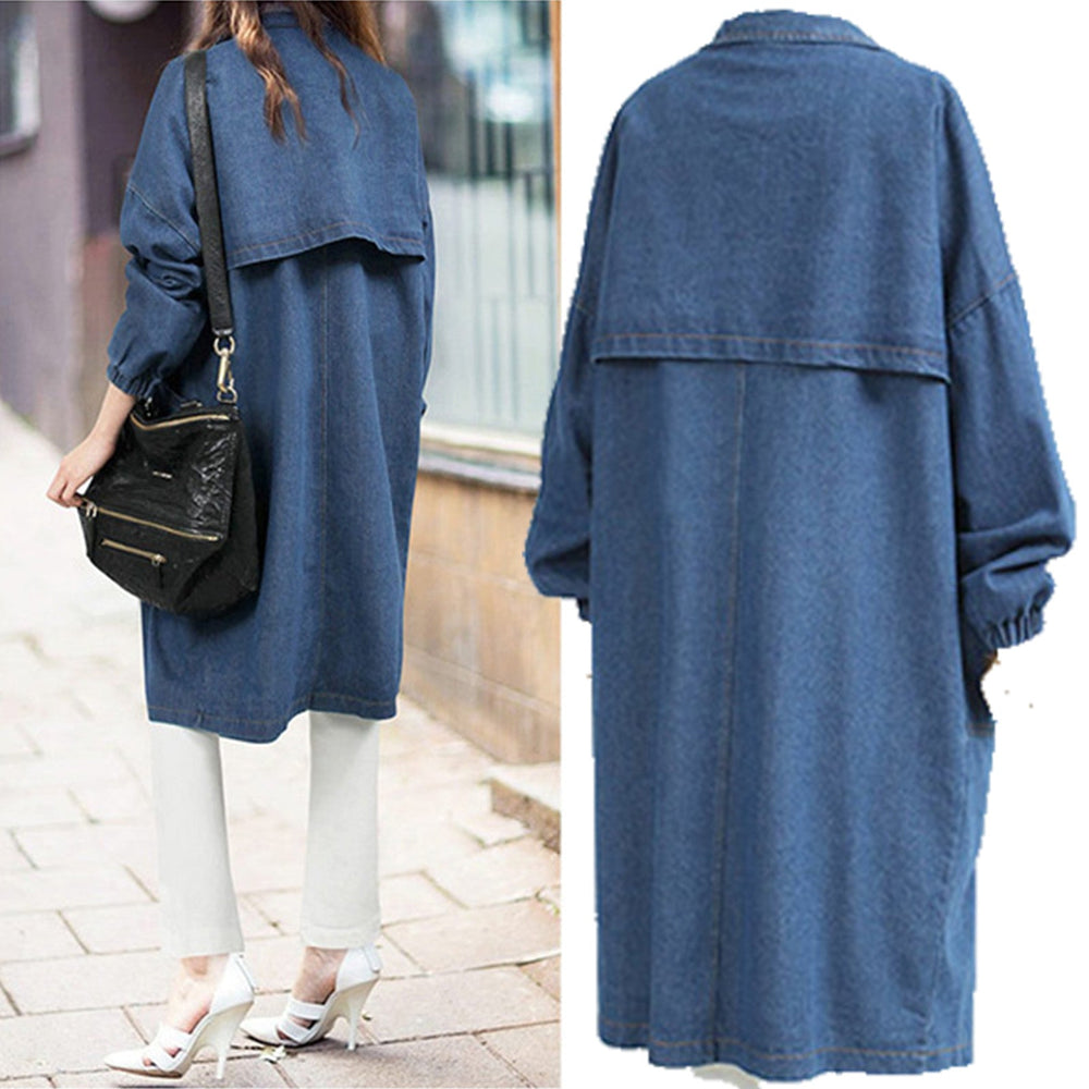 Oversize Loose Long Jeans Jacket